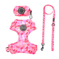 Load image into Gallery viewer, Bundle | Petal Me Pink | Dog Harness + Leash + Poop Bag