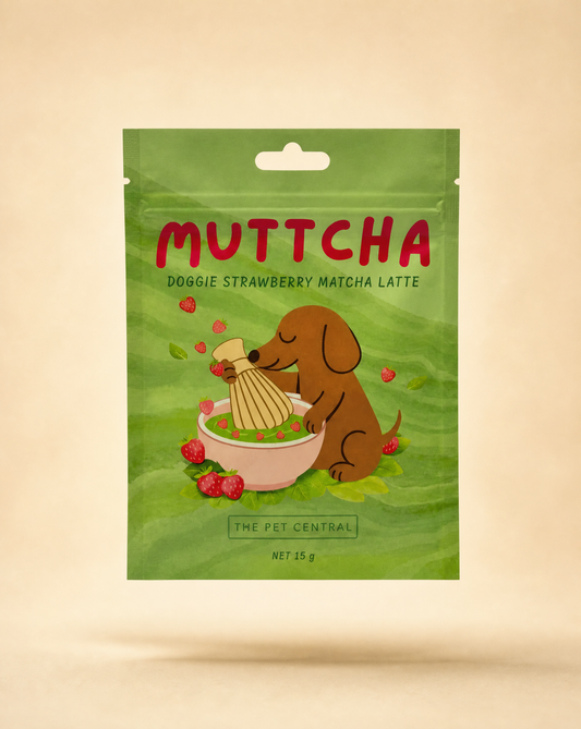 Strawberry Muttcha® - Doggie Strawberry Matcha Latte 🍓