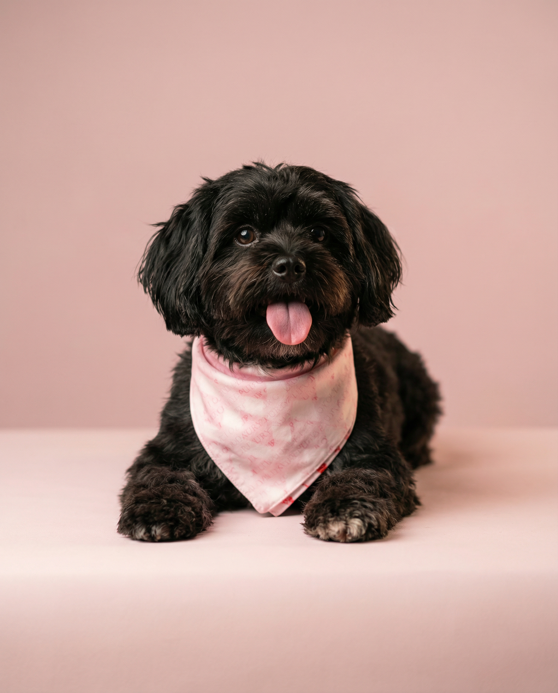 Pup of My Heart – Valentine’s Day Pup Scarf / Bandana | Candy Heart Dog Scarf | Luxury Valentine Pet Accessory